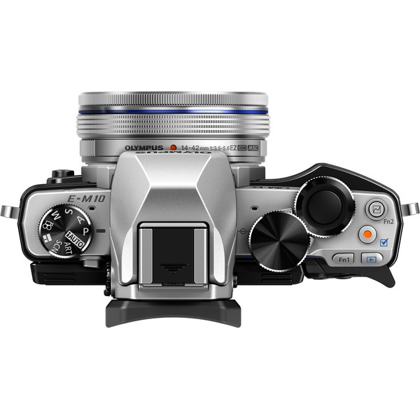 Цифровая системная фотокамера OLYMPUS E-M10 KIT (14-42 PANCAKE ZOOM) Silver/Silver